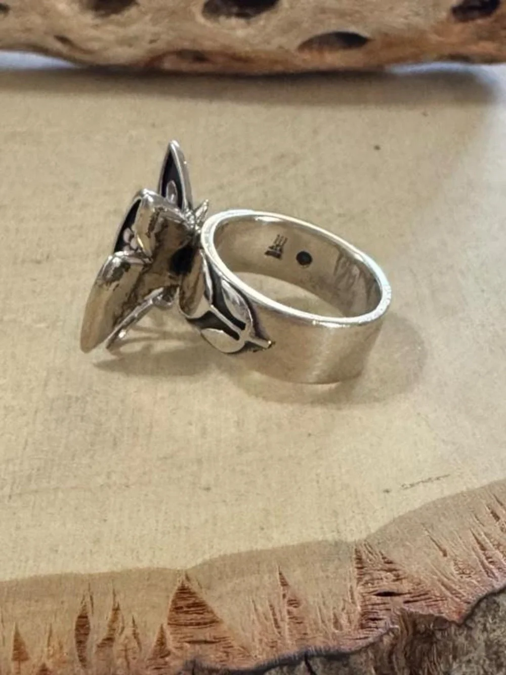 James Avery Mariposa Butterfly Ring Sterling Silver, Size 6.5